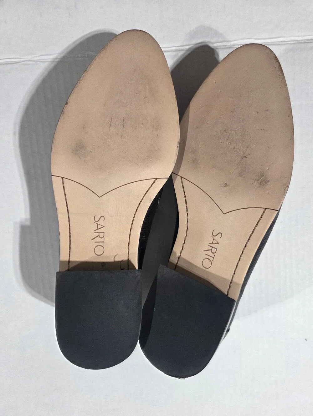 Franco Sarto Black Loafers